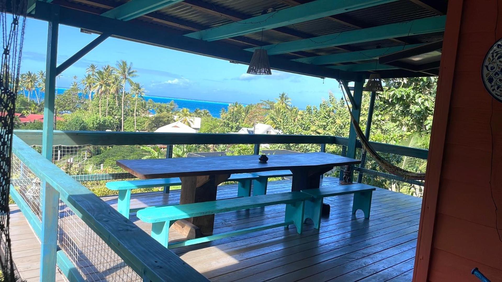 شقة Fare Mato Tahaa Patio  المظهر الخارجي الصورة